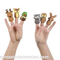 Woodland Animal Finger Puppets 12 pc B00VEM2JSE